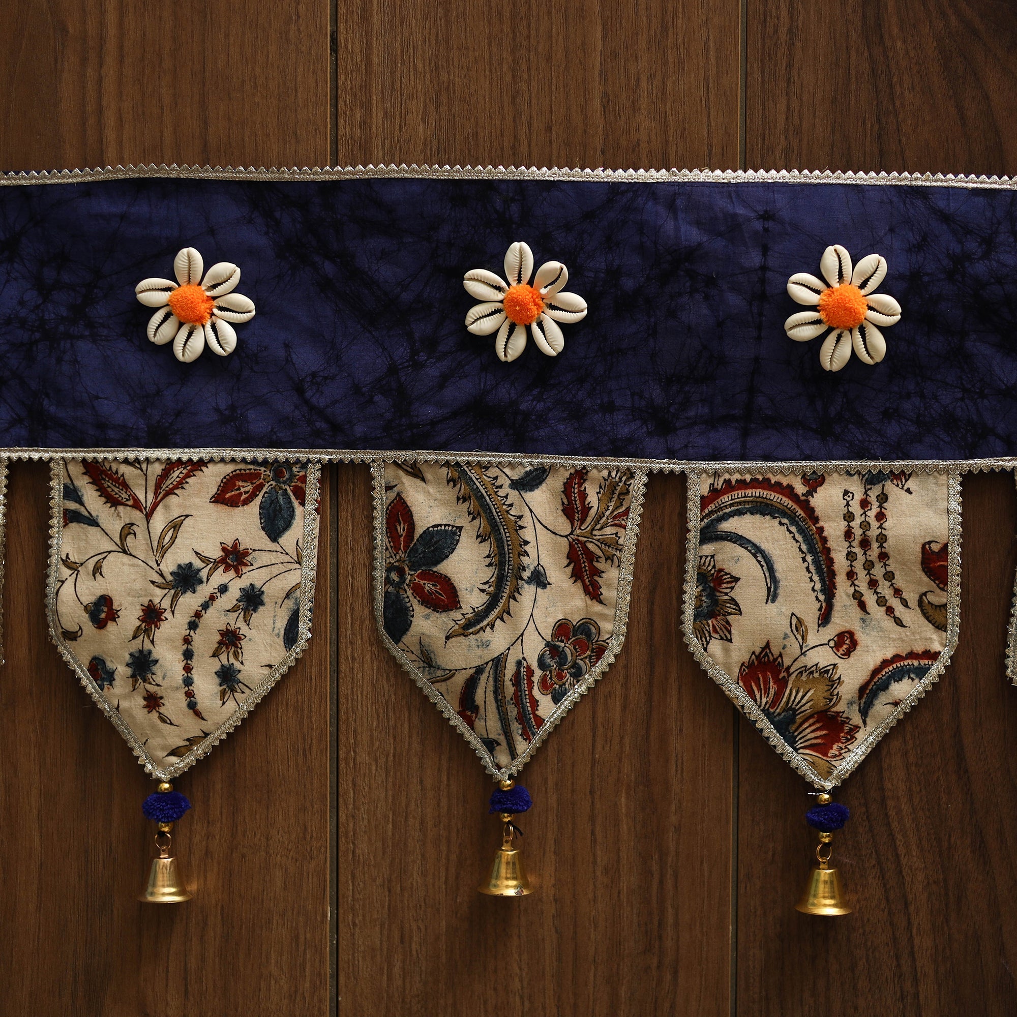 Handmade fabric toran for festive decor 12 - handcrafted