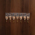Handmade fabric toran for festive decor 123 - handcrafted
