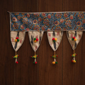 Handmade fabric toran for festive decor 123 - handcrafted