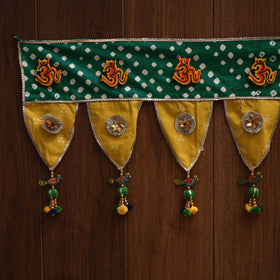 Handmade fabric toran for festive decor 125 - handcrafted