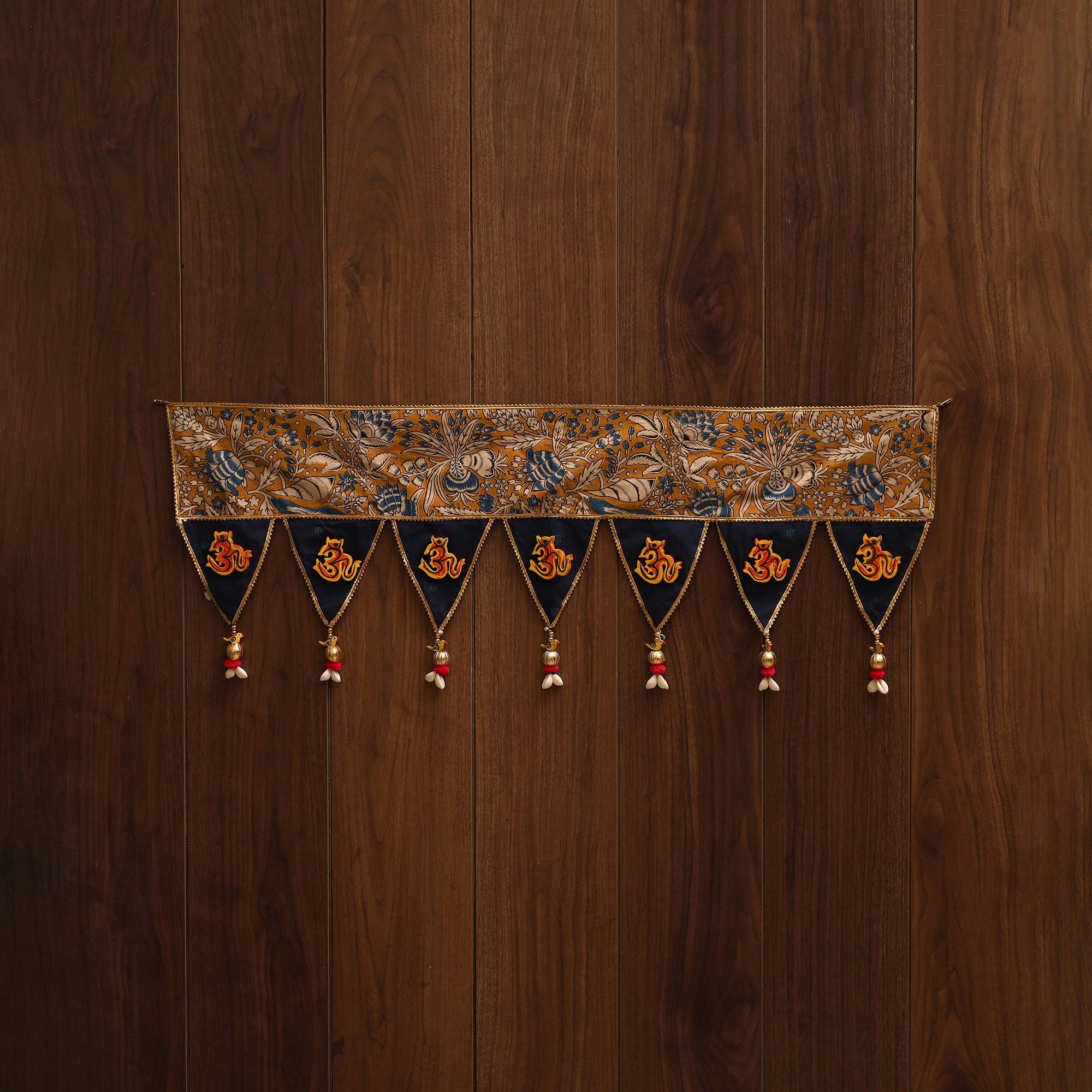 Handmade fabric toran for festive decor 126 - handcrafted