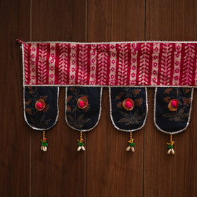 Handmade fabric toran for festive decor 127 - handcrafted