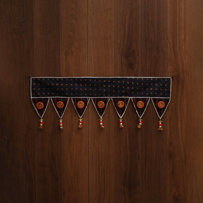 Handmade fabric toran for festive decor 129 - handcrafted