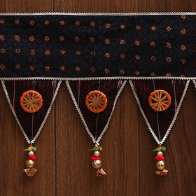 Handmade fabric toran for festive decor 129 - handcrafted