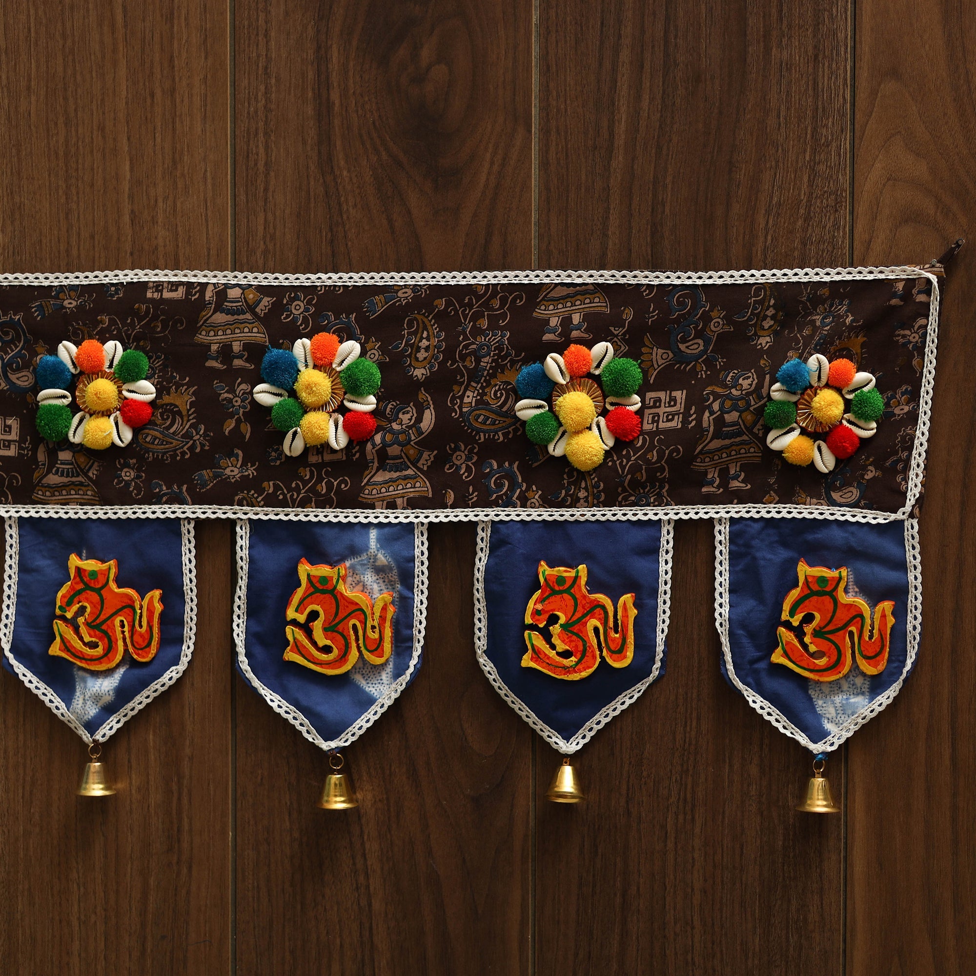 Handmade fabric toran for festive decor 13 - handcrafted