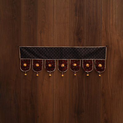 Handmade fabric toran for festive decor 130 - handcrafted