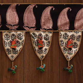 Handmade fabric toran for festive decor 131 - handcrafted