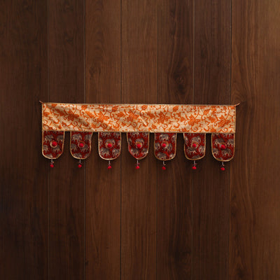 Handmade fabric toran for festive decor 132 - handcrafted