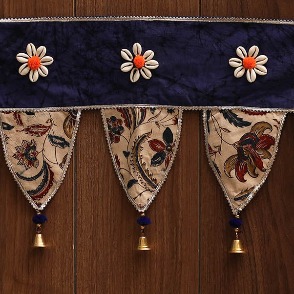 Handmade fabric toran for festive decor 133 - handcrafted