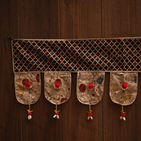 Handmade fabric toran for festive decor 135 - handcrafted
