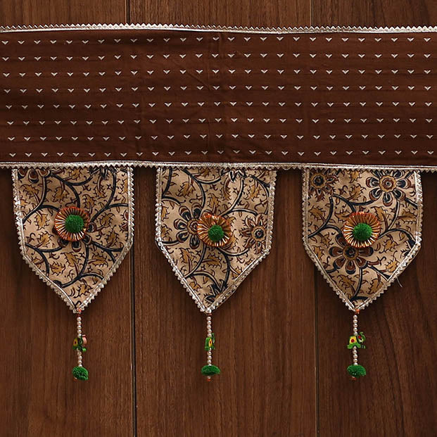 Handmade fabric toran for festive decor 136 - handcrafted