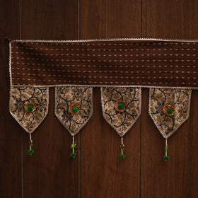 Handmade fabric toran for festive decor 136 - handcrafted