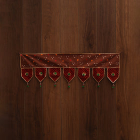 Handmade fabric toran for festive decor 137 - handcrafted