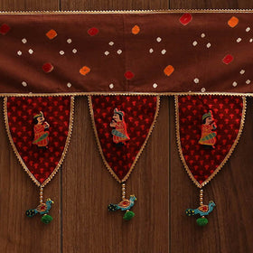 Handmade fabric toran for festive decor 138 - handcrafted