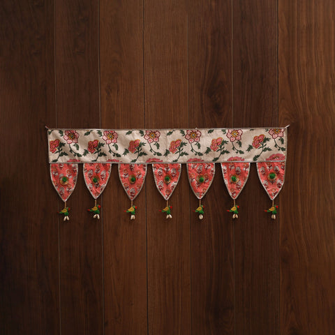 Handmade fabric toran for festive decor 139 - handcrafted