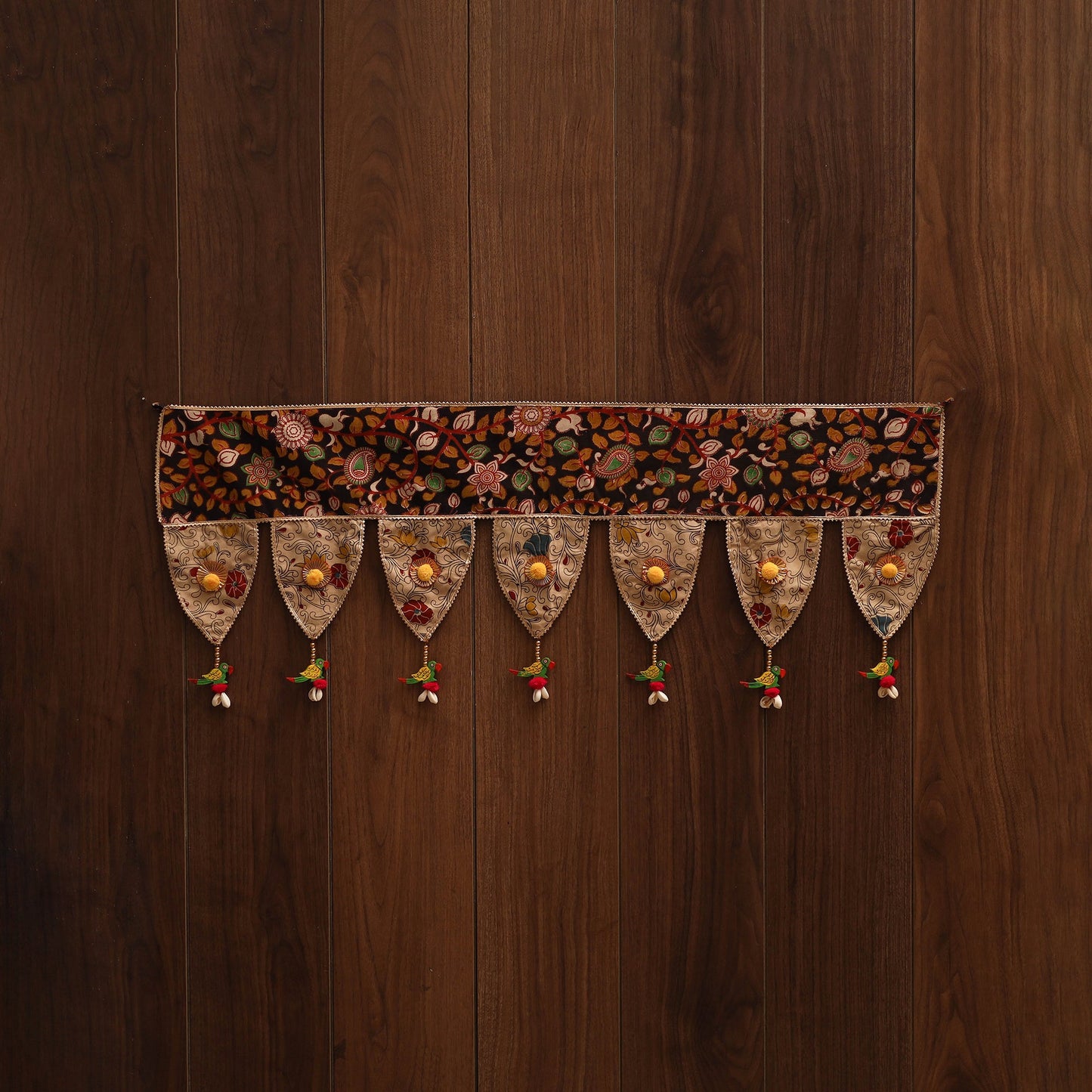 Handmade fabric toran for festive decor 142 - handcrafted