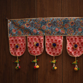 Handmade fabric toran for festive decor 144 - handcrafted