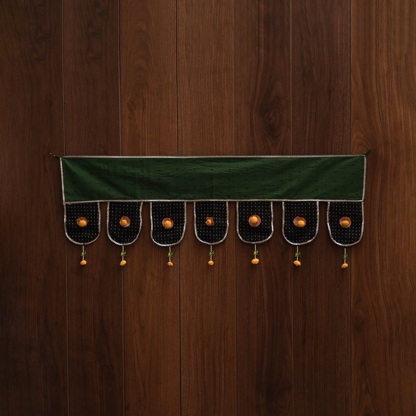 Handmade fabric toran for festive decor 145 - handcrafted