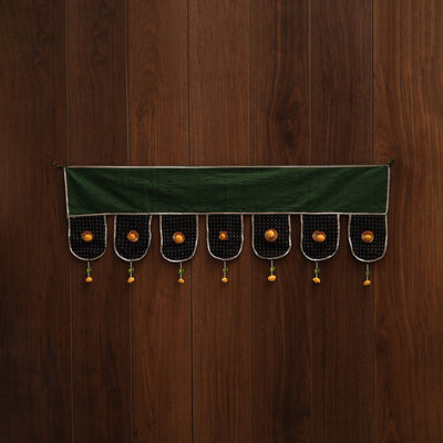 Handmade fabric toran for festive decor 145 - handcrafted