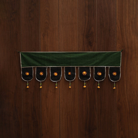 Handmade fabric toran for festive decor 145 - handcrafted