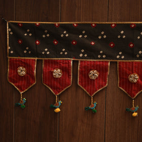 Handmade fabric toran for festive decor 146 - handcrafted