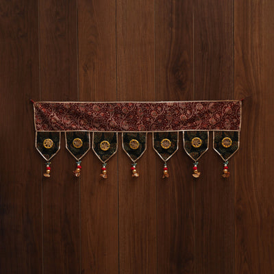 Handmade fabric toran for festive decor 148 - handcrafted