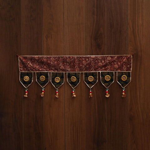 Handmade fabric toran for festive decor 148 - handcrafted