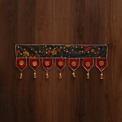 Handmade fabric toran for festive decor 150 - handcrafted