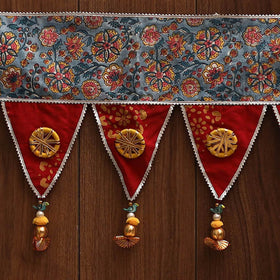 Handmade fabric toran for festive decor 152 - handcrafted
