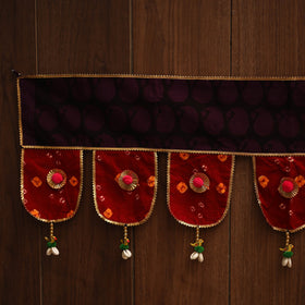 Handmade fabric toran for festive decor 153 - handcrafted