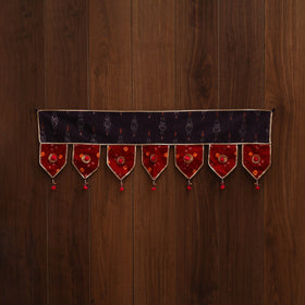 Handmade fabric toran for festive decor 157 - handcrafted