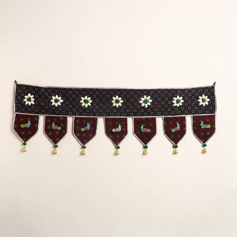 Handmade fabric toran for festive decor 16 - handcrafted