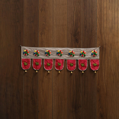 Handmade fabric toran for festive decor 16 - handcrafted