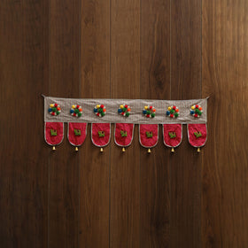 Handmade fabric toran for festive decor 16 - handcrafted
