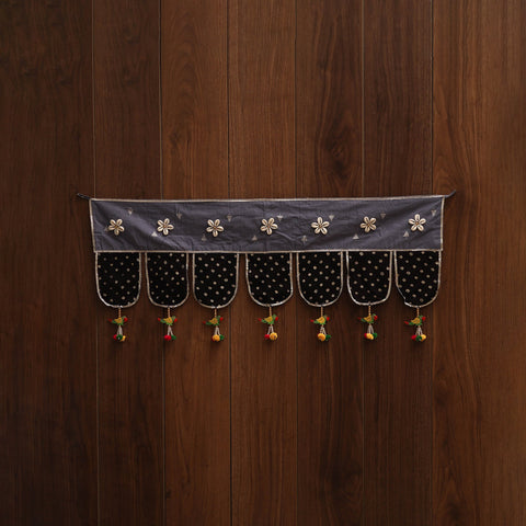 Handmade fabric toran for festive decor 161 - handcrafted