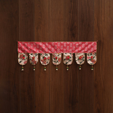 Handmade fabric toran for festive decor 163 - handcrafted