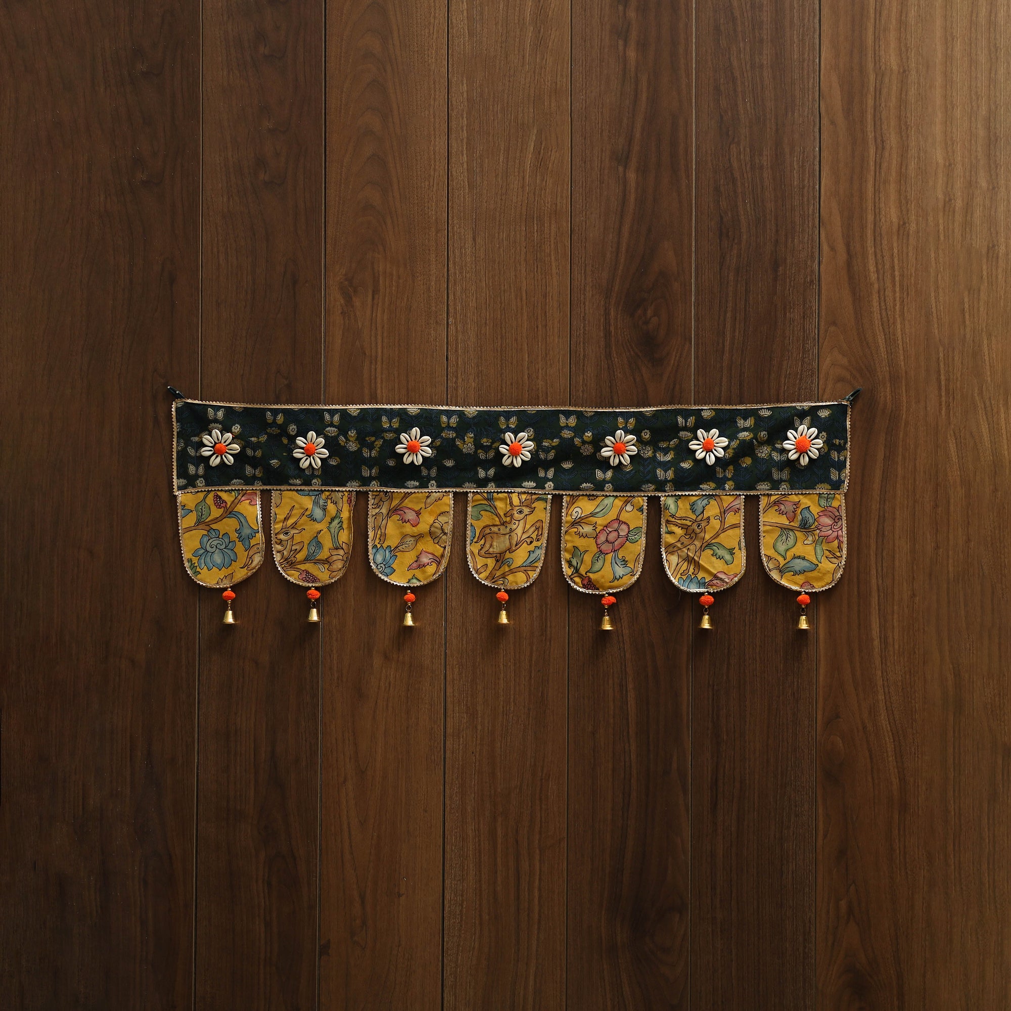 Handmade fabric toran for festive decor 18 - handcrafted