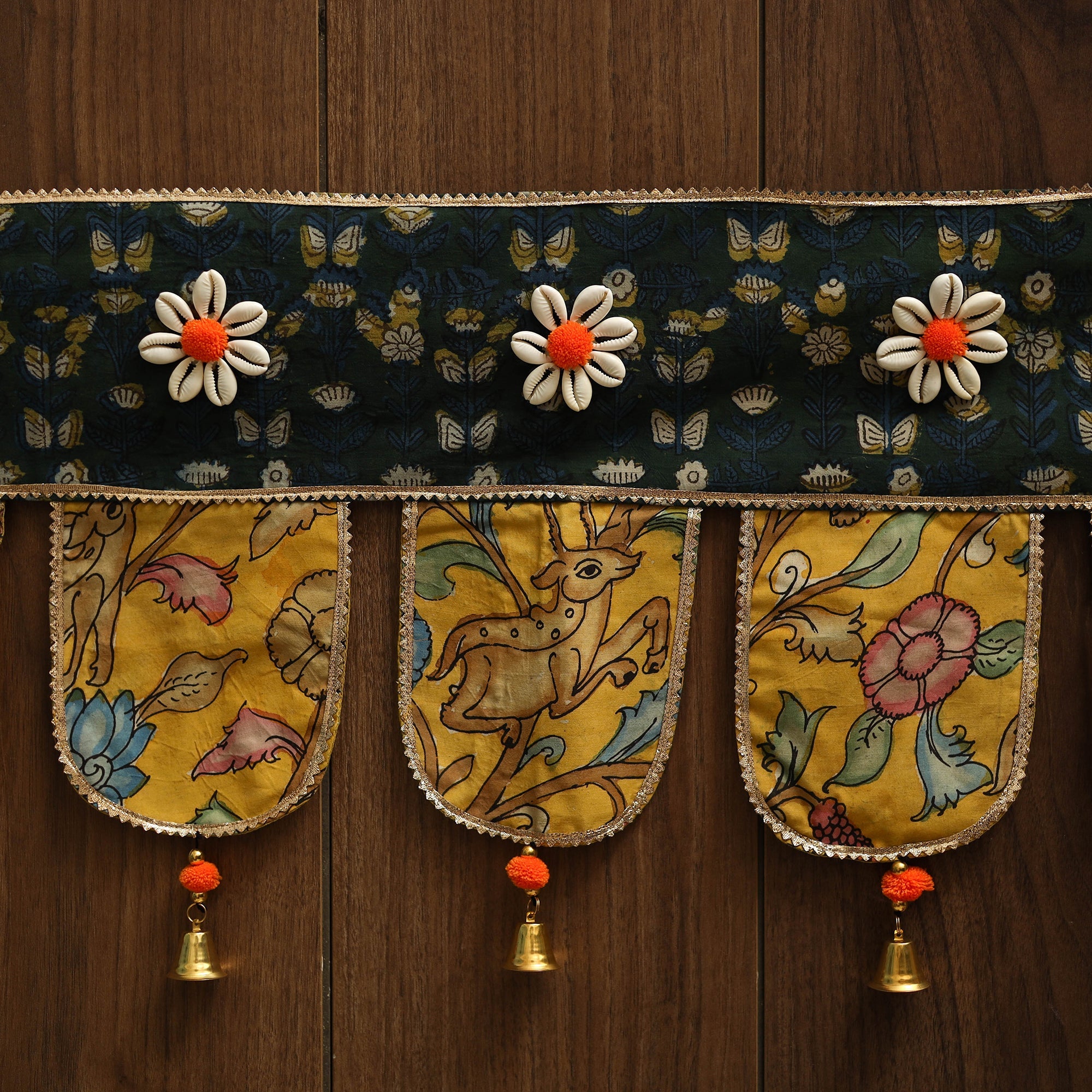 Handmade fabric toran for festive decor 18 - handcrafted