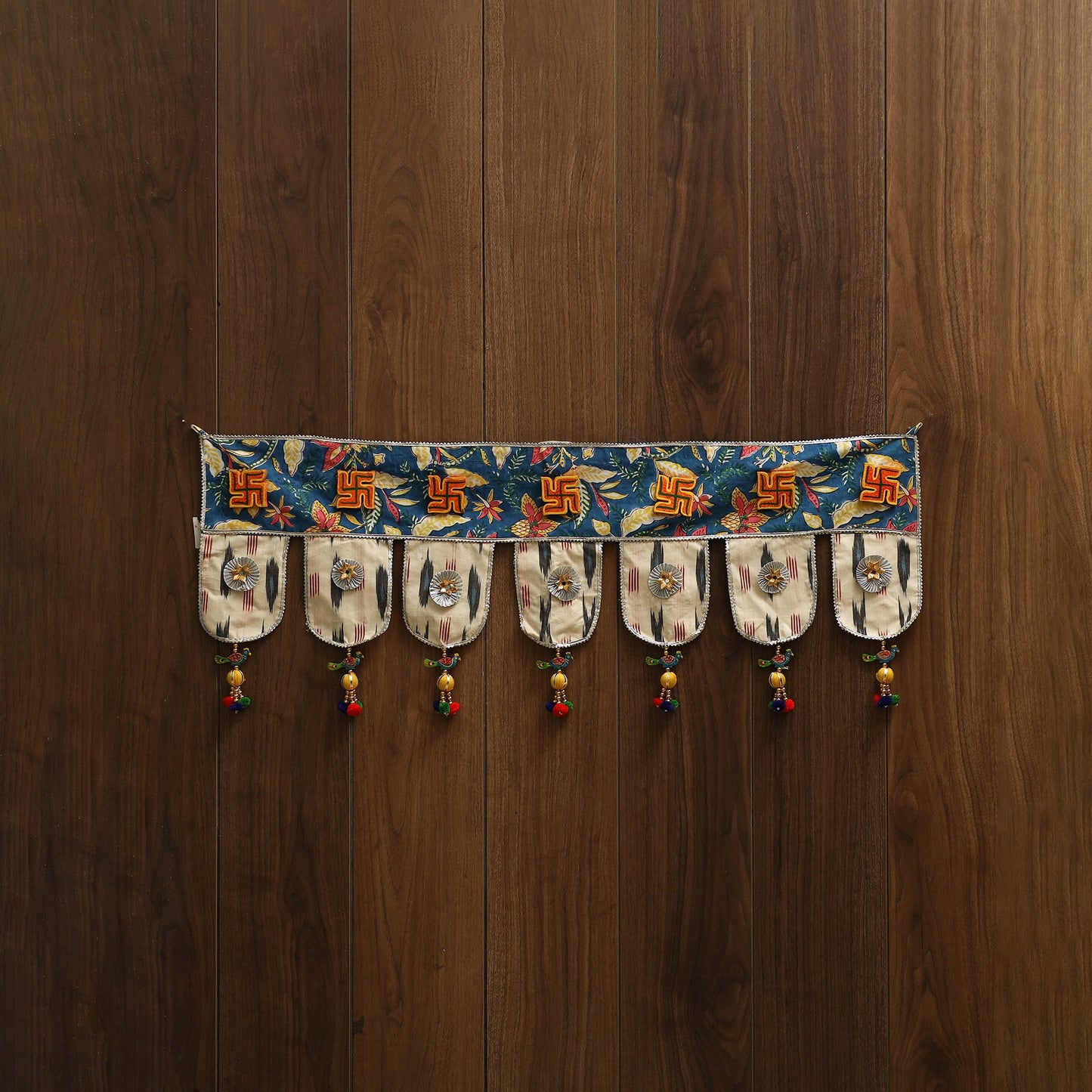 Handmade fabric toran for festive decor 20 - handcrafted