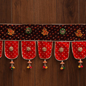 Handmade fabric toran for festive decor 21 - handcrafted