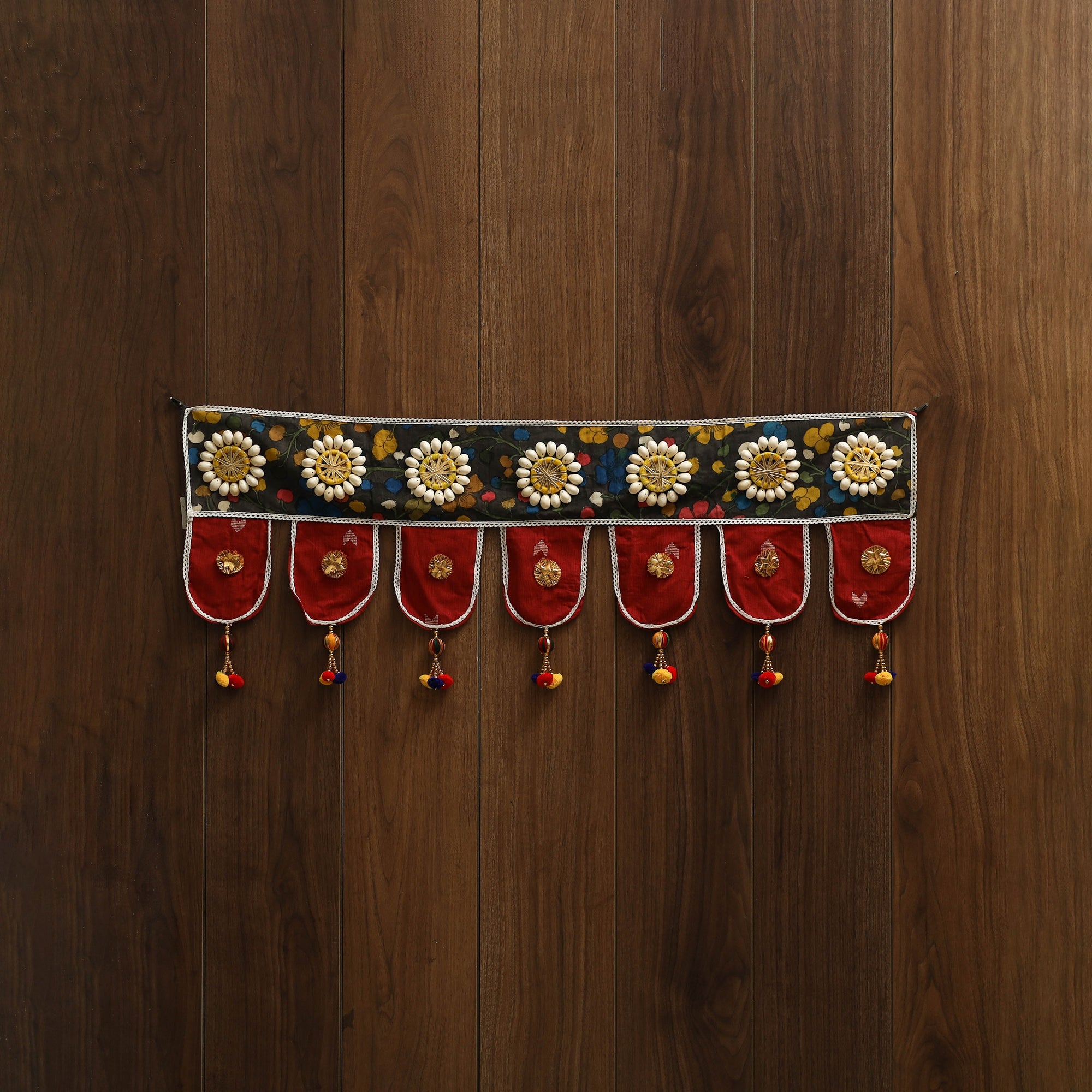 Handmade fabric toran for festive decor 22 - handcrafted