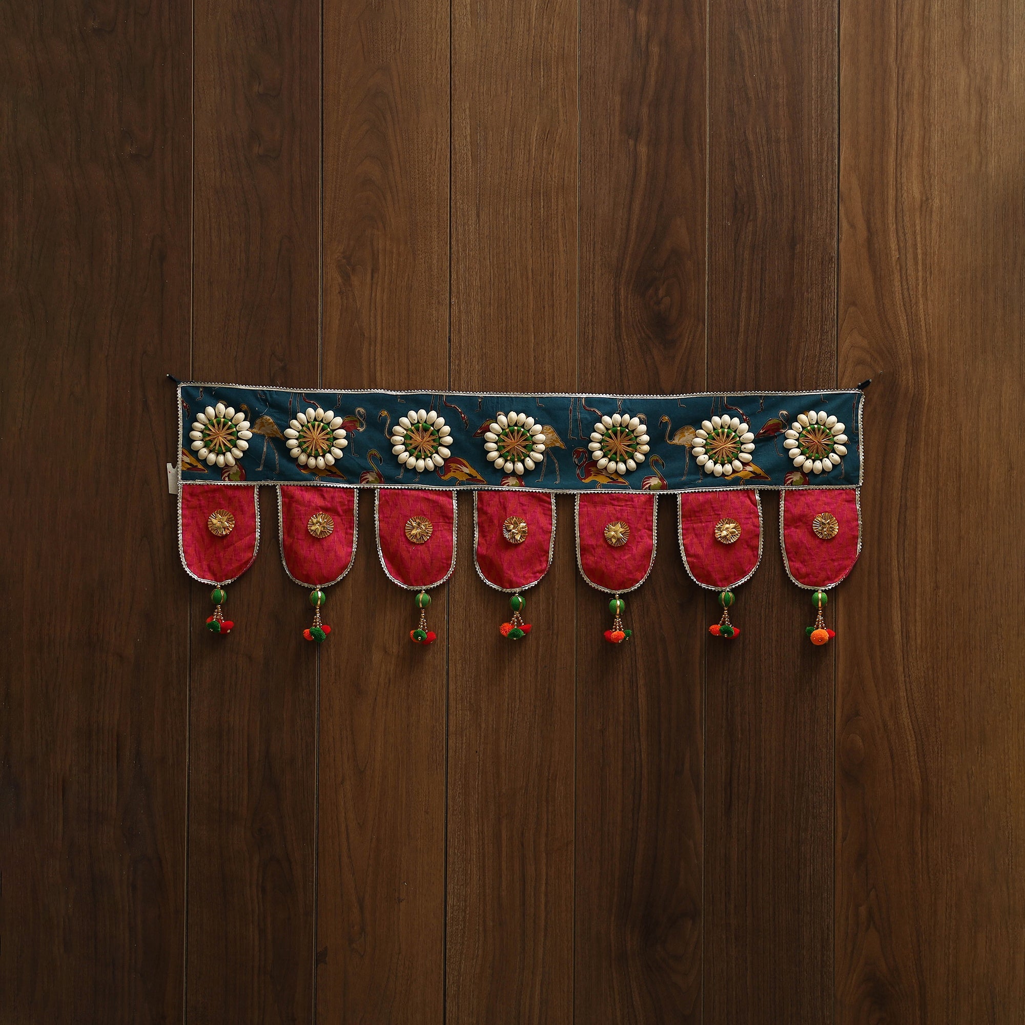 Handmade fabric toran for festive decor 23 - handcrafted