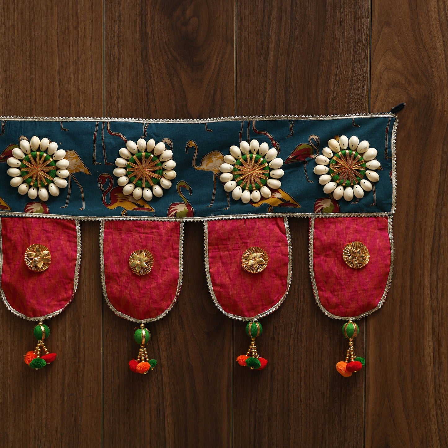 Handmade fabric toran for festive decor 23 - handcrafted