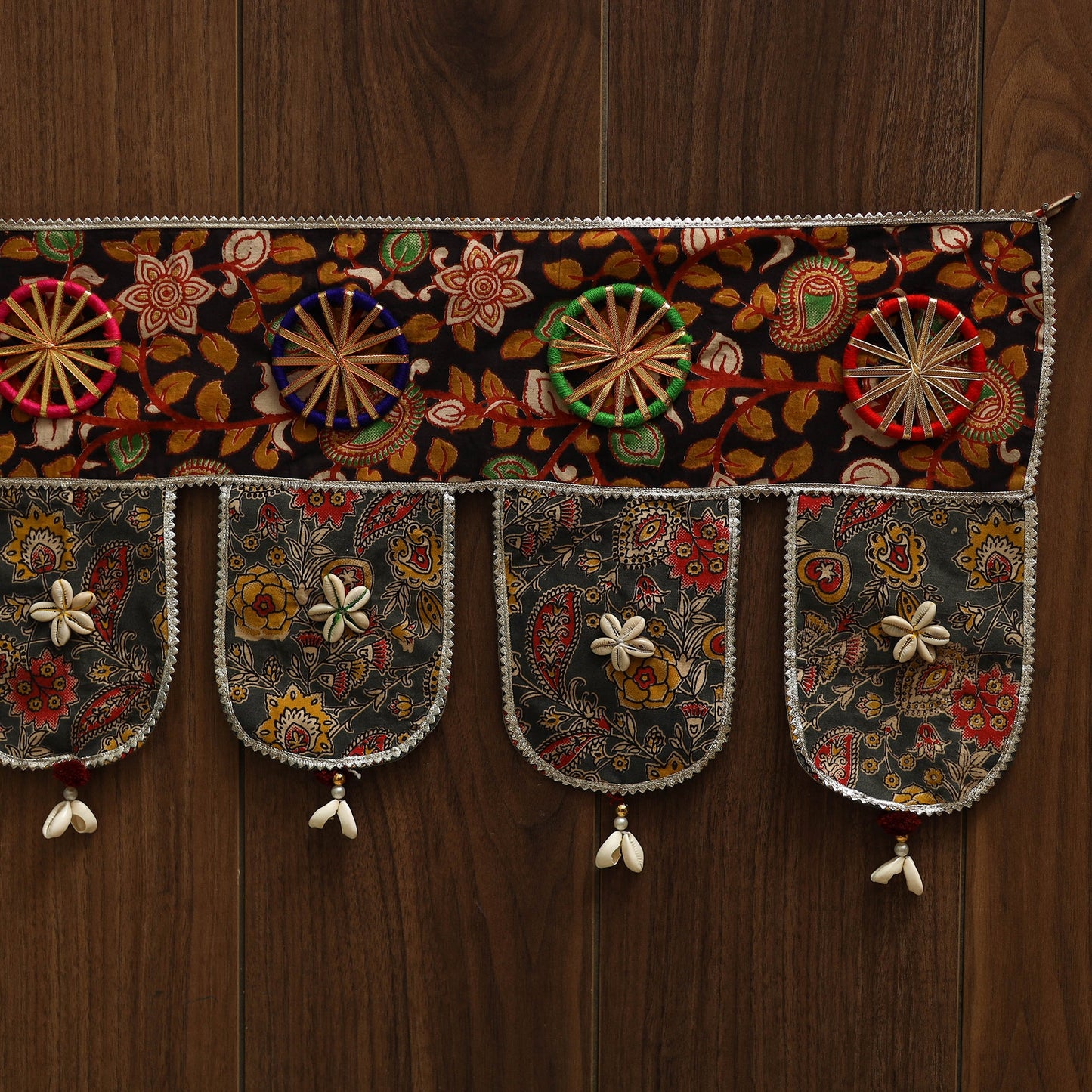 Handmade fabric toran for festive decor 26 - handcrafted