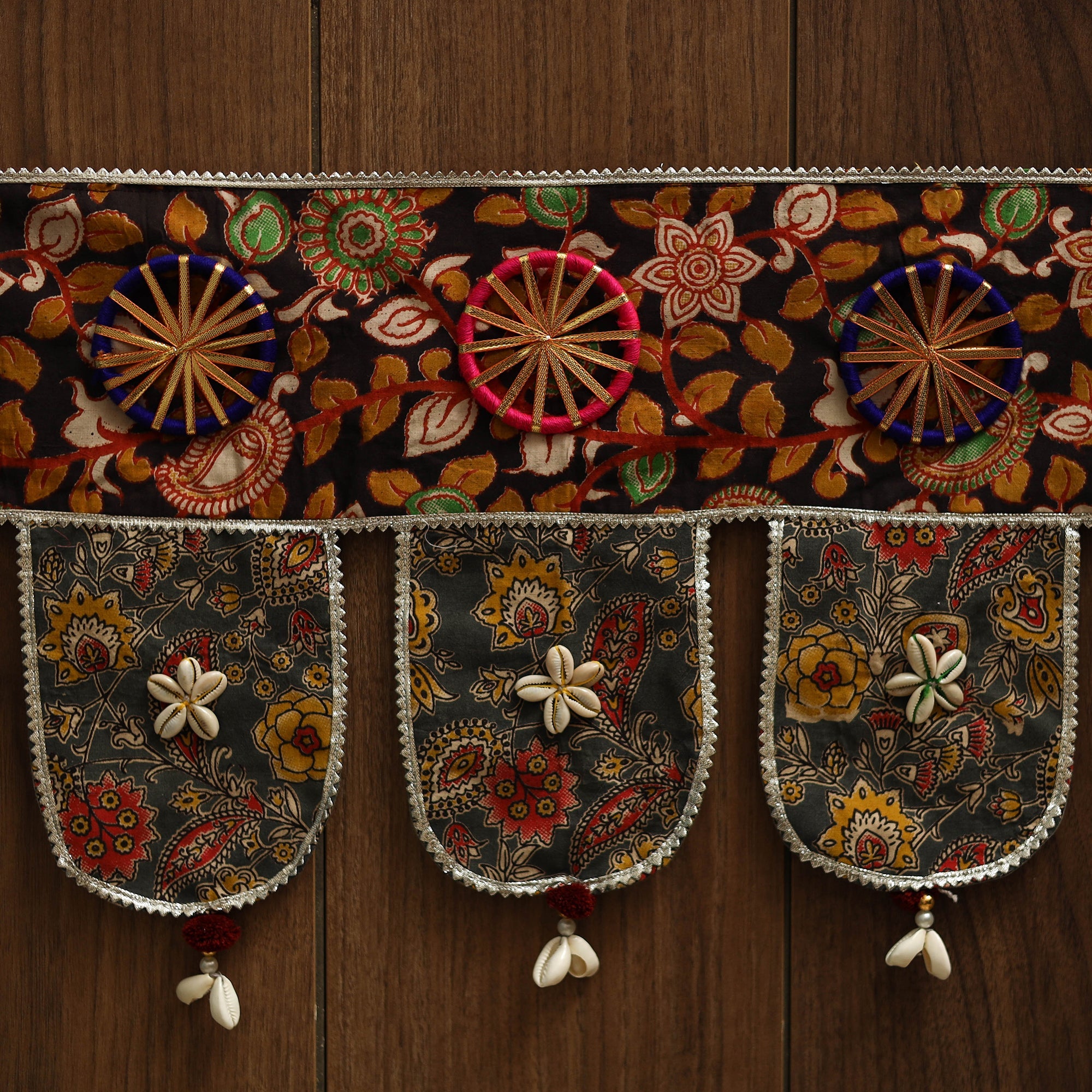 Handmade fabric toran for festive decor 26 - handcrafted