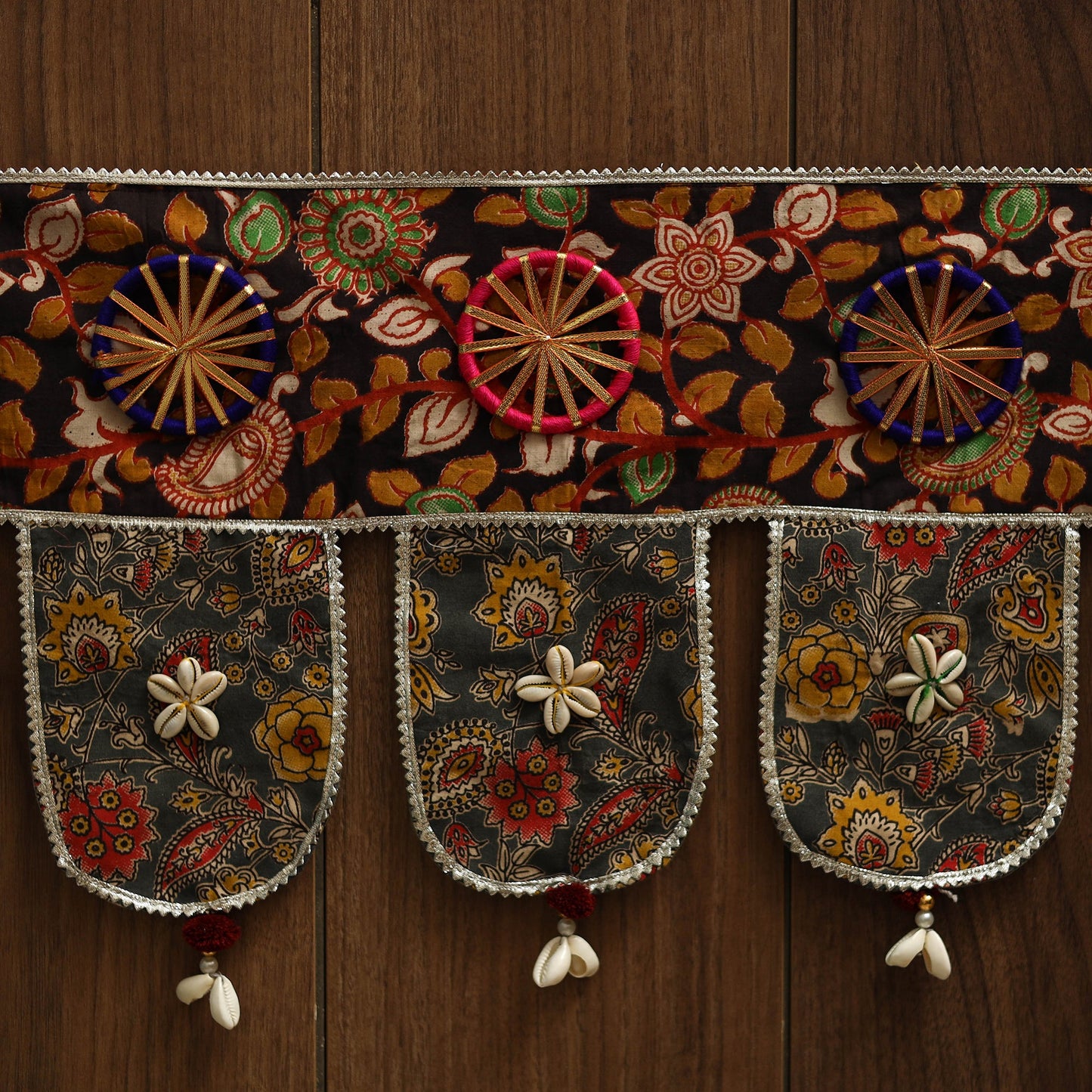 Handmade fabric toran for festive decor 26 - handcrafted