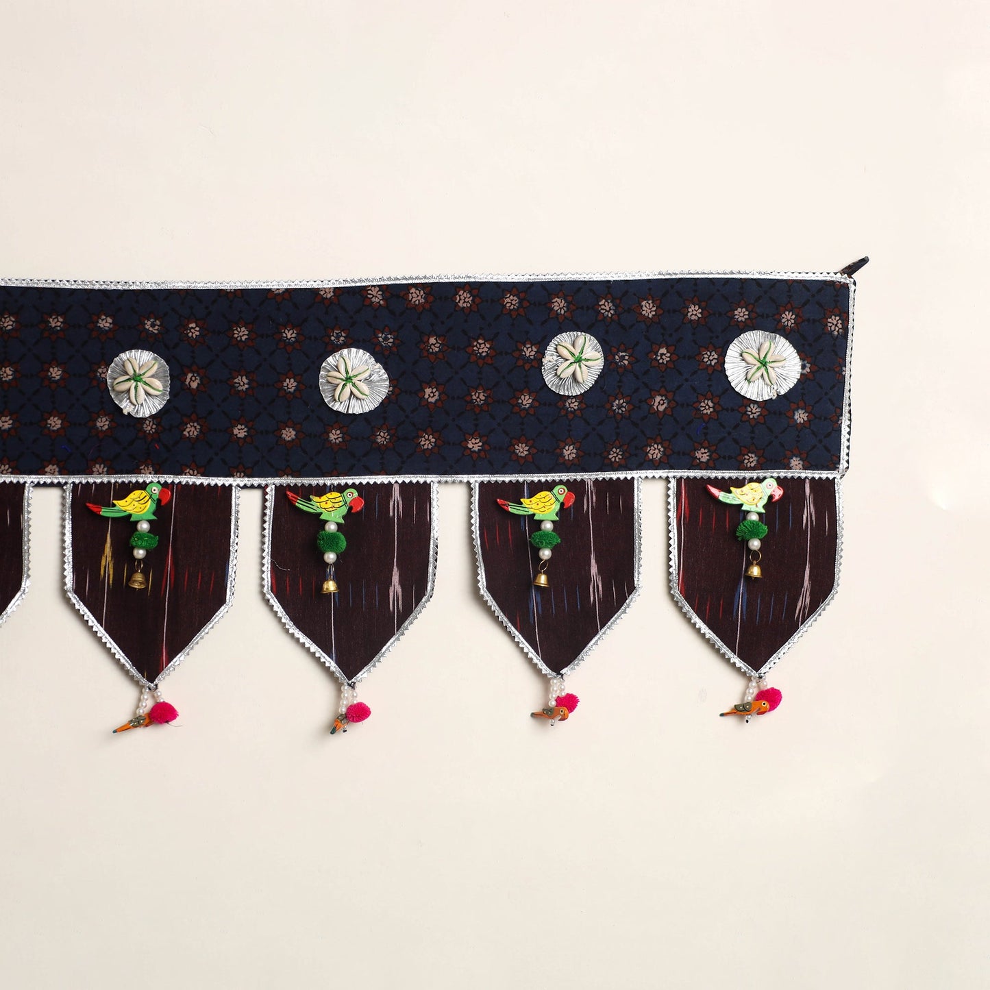 Handmade fabric toran for festive decor 28 - handcrafted