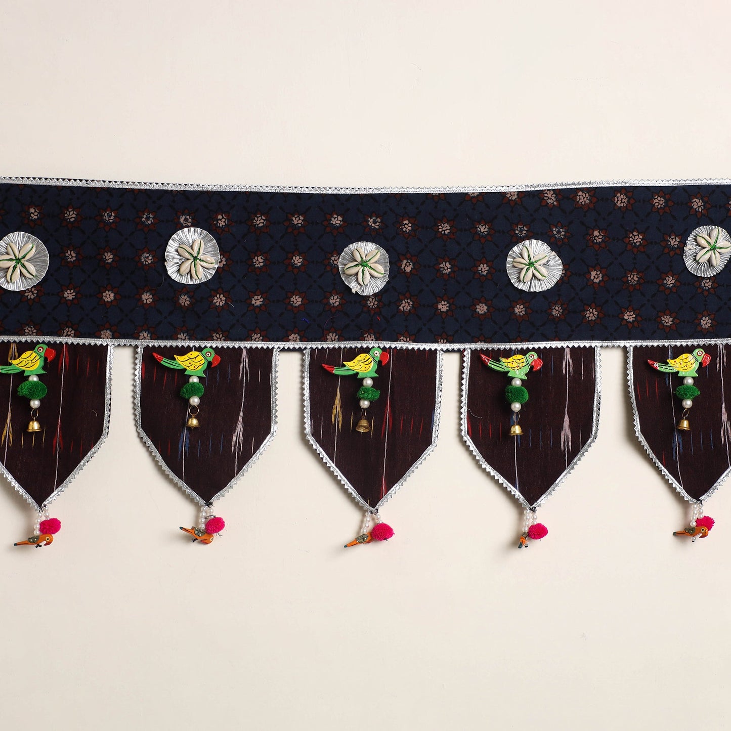 Handmade fabric toran for festive decor 28 - handcrafted