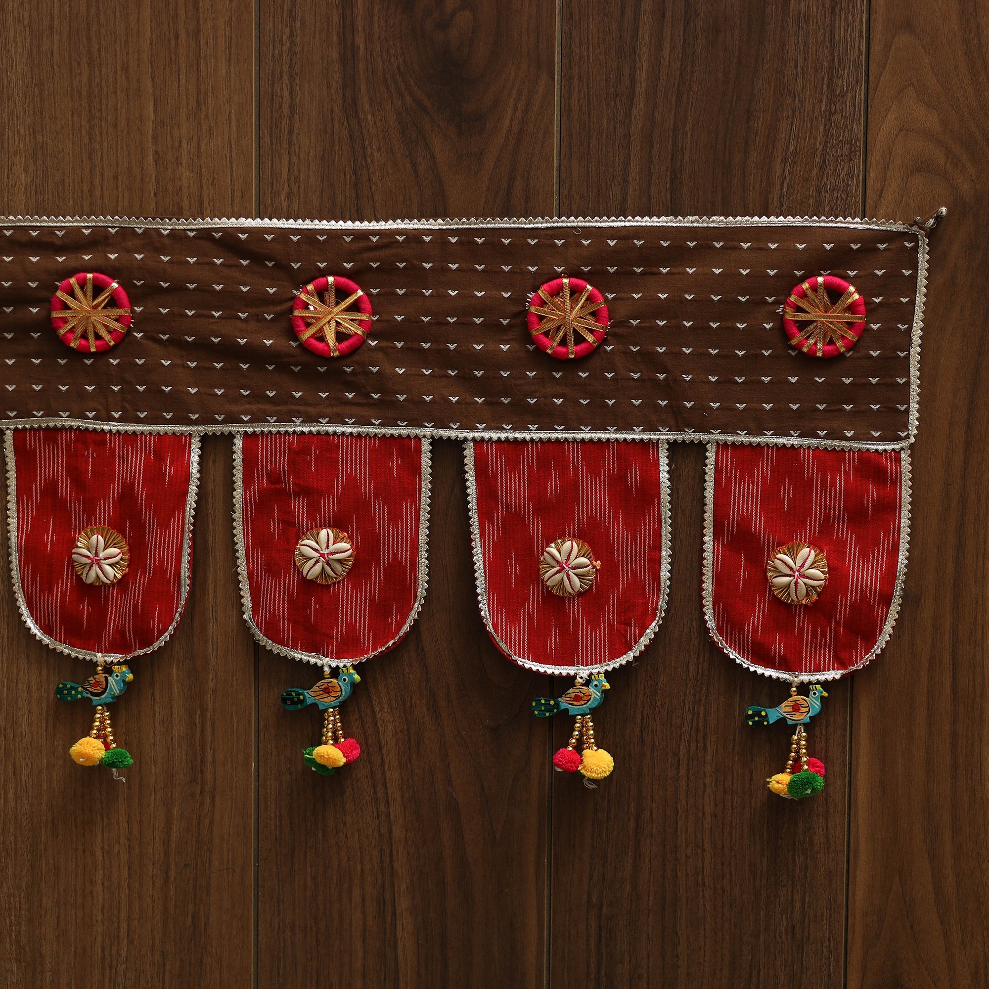 Handmade fabric toran for festive decor 28 - handcrafted