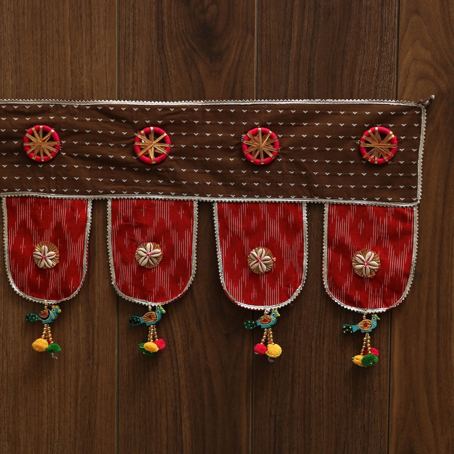 Handmade fabric toran for festive decor 28 - handcrafted